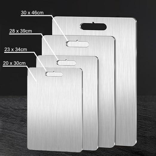 OSTRO™ Stainless Steel Chopping Board
